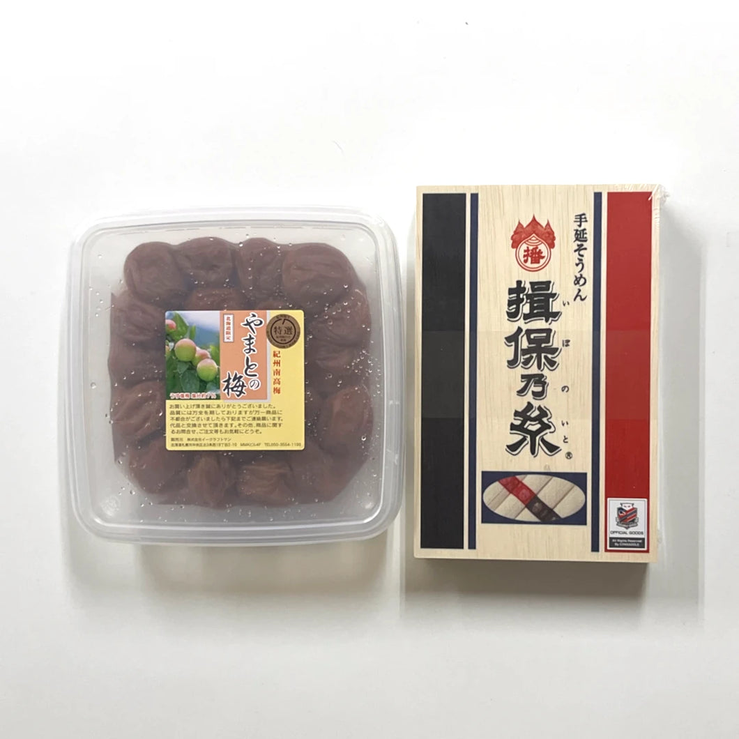 やまとの梅と揖保乃糸